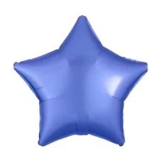 BALAO METALIZADO 25CM ESTRELA AZUL -UNDA - 15412