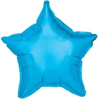 BALAO METALIZADO 45CM ESTRELA AZUL -UND - 15415