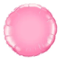 BALAO METALIZADO 45CM REDONDO ROSA -UND - 15419