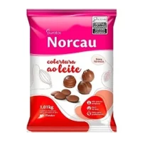 CHOCOLATE COBERTURA AO LEITE NORCAU 1KG - 13070