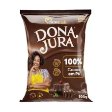 CHOCOLATE EM PO ALCALINO DONA JURA 500G - 14264
