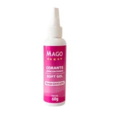 CORANTE SOFT GEL ROSA CHICLETE 60G MAGO -11826 