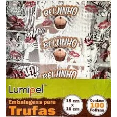 EMB ALUM P/TRUFA BEIJINHO 15X16 C/100 - 13168