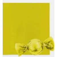 EMB ALUM P/TRUFA AMARELO 14,5X15,5 C/100 - 15332