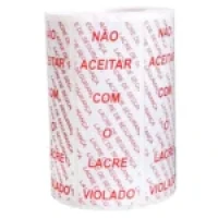 ETIQ LACRE SEGURANCA BRA/VERMELHO ROLO - 15344