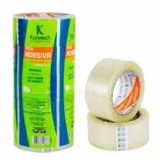 FITA ADESIVA BRANCA CADEAD 48X50M C/05 KORETECH - 13409