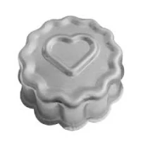 FORMA ALUMINIO BALLERINE CORACAO COOKT-U 13X5 CRESPA COOKTIME CO929 - 13308