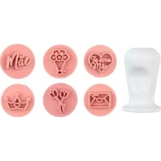KIT CARIMBOS AMOR DE MAE ROSA BEBE C/7 - 15288