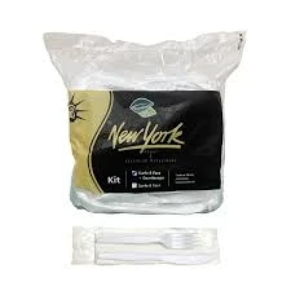 KIT GARFO/FACA/GUARDANAPO NEW YORK C/50 - 13516