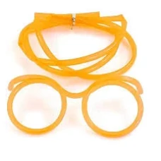 OCULOS COLORIDO C/CANUDO SILVER PLAST-UM SILVER PLASTIC REF F021 - 13683