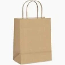 SACOLA PAPEL KRAFT ECO PP CROMUS C/10 16X12X7CM CROMUS ECONOMICA - 13630