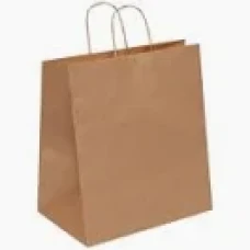 SACOLA PAPEL KRAFT MARROM GG CROMUS-/10 41X35X21CM CROMUS ALCA TORCIDA - 14705