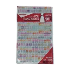 SACOS PL PP 11X19,5 COLORS C/50 -14578
