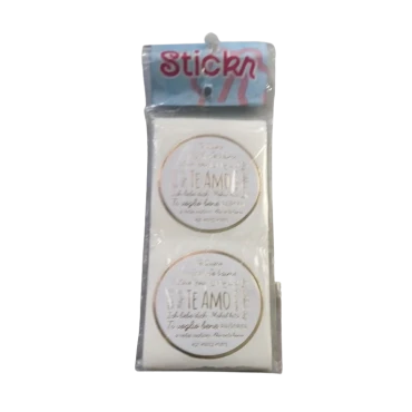 ETIQUETA ADESIVA  TE AMO IDIOMAS COM 50 - 11501