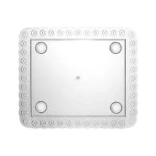 TABULEIRO RETANGULAR CRISTAL 27,5X35X4CM - 12705