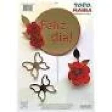 TOPO BOLO FELIZ DIA VERMELHO TFD015 TOPOMANIA - 14552