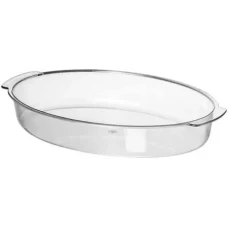 TRAVESSA OVAL CRISTAL 22X33X5CM UNDADE - 12715