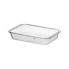TRAVESSA RETANGULAR CRISTAL 17X27X4,5CM - 12713