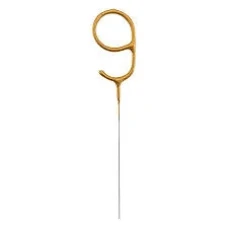 VELA COMETA NUMERO DOURADO 9-UNIDADE - 8670
