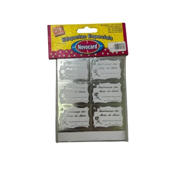  ETIQUETA DE LEMBRANÇA DO MEUS 15 ANOS SAPATINO KID ART COM 50 - 14291