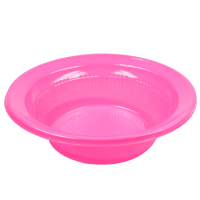 8007 - PRATO PLÁSTICO 15 CM FUNDO PINK  COM 1000