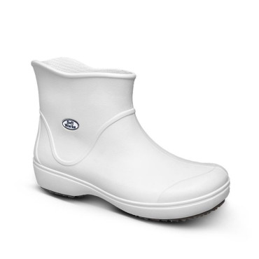 3707 - BOTA CANO CURTO 40 BRANCO BB85 SOFT WORKS