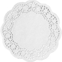 3902 - TOALHA REDONDA RENDADA BRANCA