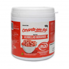 4688 - CORANTE EM PÓ VERMELHO MORANGO 100G MIX