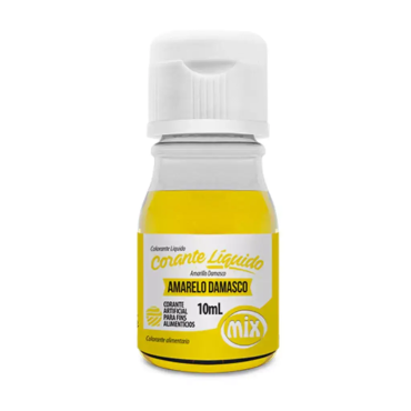4349 - CORANTE LÍQUIDO AMARELO DAMASCO 10ML MIX