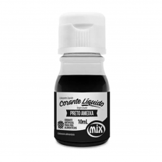 4684 - CORANTE LÍQUIDO PRETO AMEIXA 10ML MIX