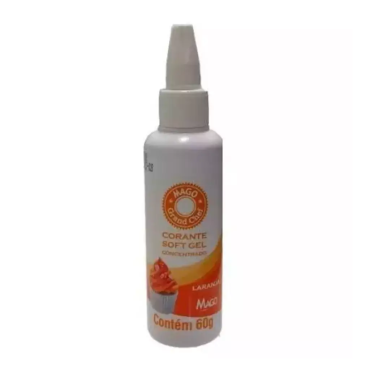 8490 - CORANTE SOFT GEL LARANJA 60G MAGO