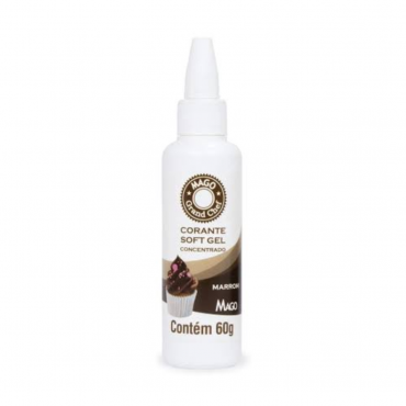 9548 - CORANTE SOFT GEL MARROM 60G MAGO