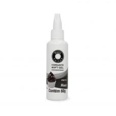 5955 - CORANTE SOFT GEL PRETO 60G MAGO