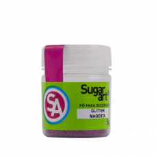  GLITTER MAGENTA 5G SUGAR ART -7645
