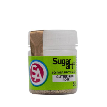 7646 - GLITTER NUDE ROSE 5G SUGAR ART