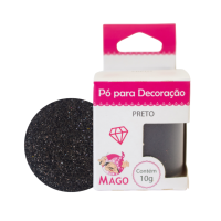 9545 - PÓ PARA DECORAÇÃO PRETO 10G MAGO