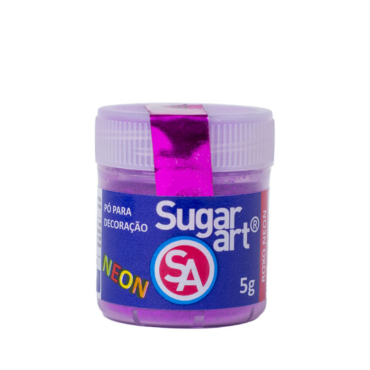 11577  PÓ PARA DECORAÇÃO ROXO NEON 3G SUGAR ART