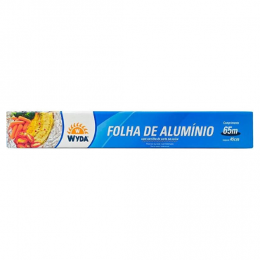 1535 - FOLHA DE ALUMÍNIO 45CMX65M WYDA