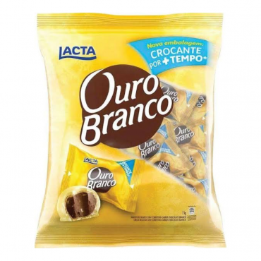 12799 - BOMBOM OURO BRANCO 1KG LACTA