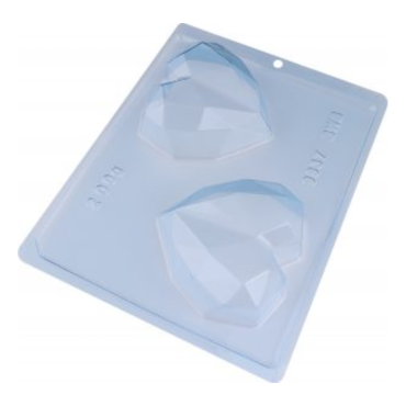 6947 - FORMA CORAÇÃO LAPIDADO 200G BWB