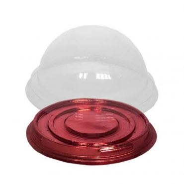 9066 - MINI CAKE BOX VERMELHO FLIP COM 10