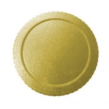 10022 - CAKE BOARD REDONDO OURO 26CM ULTRAFEST 4038