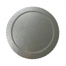 10023 - CAKE BOARD REDONDO PRATA 26CM ULTRAFEST 4039