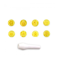 10239 - KIT CARIMBOS JARDIM ENCANTADO AMARELO BLUE STAR