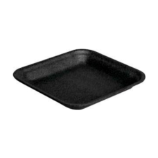  BANDEJA PRETA RASA 15X15X1,8CM COPOBRAS COM 100 -7847