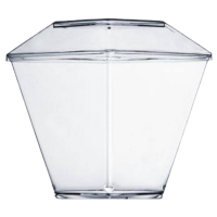 1307 - COPO ACRÍLICO PIC 101 COM TAMPA PLASTILÂNIA COM 10