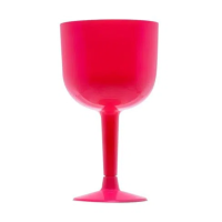 8771 - TAÇA ACRÍLICA GIN PIT 500 PINK PLASTILÂNIA COM 4