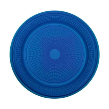  PRATO REDONDO PARA BOLO AZUL TRIKTRIK COM 10- 12826 