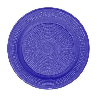 11476 - PRATO REDONDO PARA BOLO AZUL NEON TRIKTRIK COM 1000