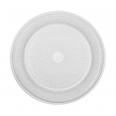 0823 - PRATO REDONDO SOBREMESA BRANCO TRIKTRIK C/10 15CM